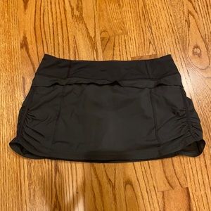 COPY - Lululemon black athletic skirt with built in shorts underneath